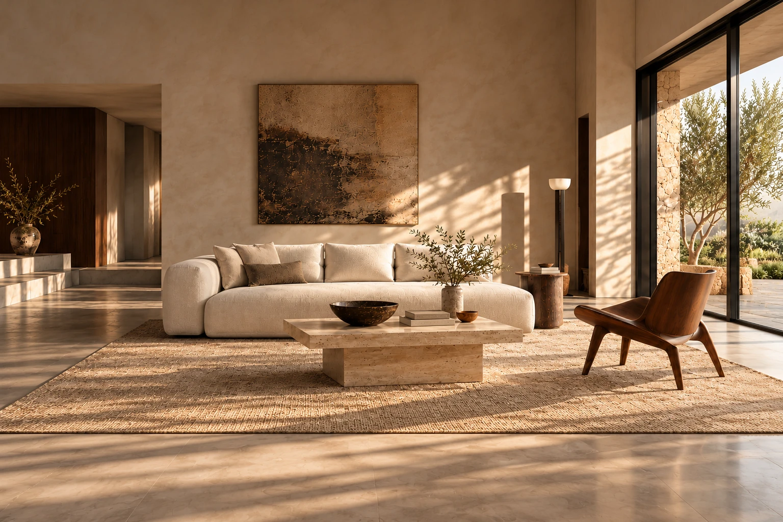 A more considered living room