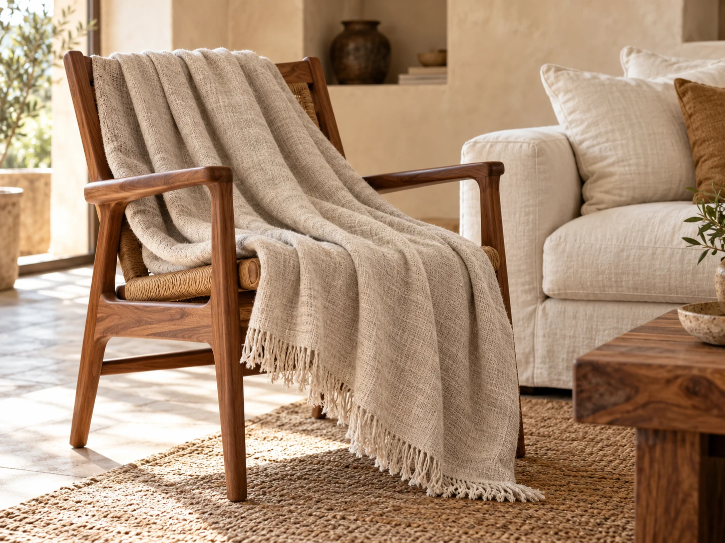 Woven Throw furniture concept